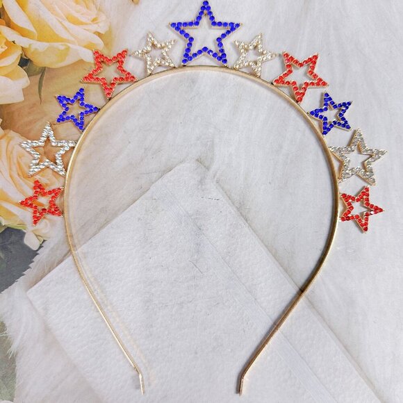Handmade Other - 4th of July Headband, Patriotic Headband, Independence Day Star Headband